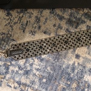 Sparkle Crystal Embellished Black Strap for Women